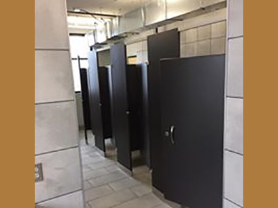 Upchurch Builders Nonprofit Construction bathroom partitions